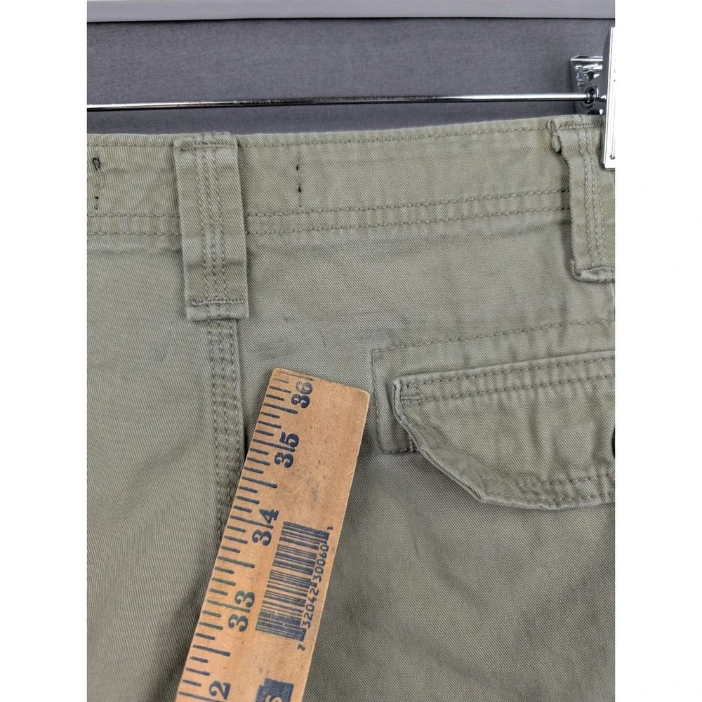 Lee Men's Loose‎ Fit Cargo Shorts Olive Drab Green Size 42